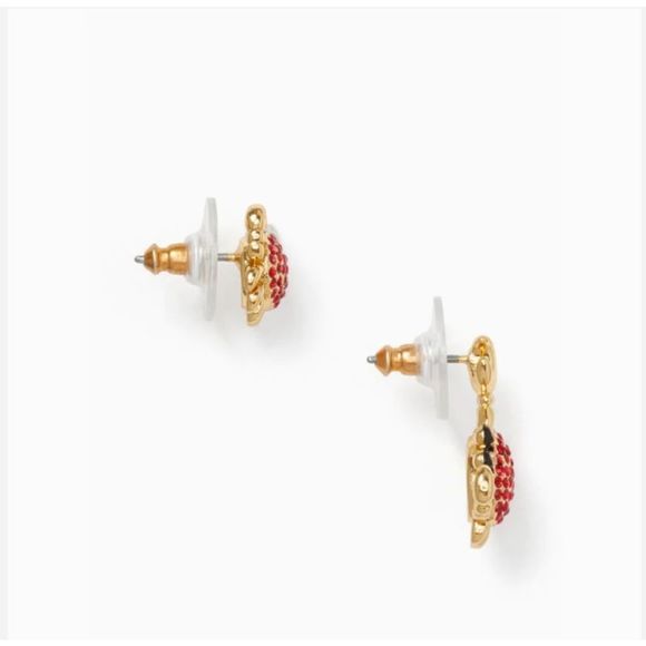 Kate Spade Shore Things Mismatched Pave Crab Stud Earrings - Picture 4 of 7